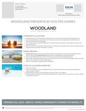 Woodland Preserve - Opening Fall 2024