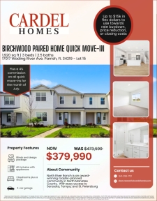 4% Commission on Move-In Ready Luxury Villa in North River Ranch