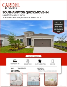 4% Commission on Move-In Ready Home in Manatee County