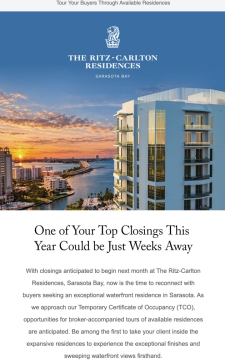 Accelerate Your Earnings This Year. Closings Begin Next Month.