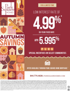 Autumn Savings Continue: 4.99%(5.995%) Rates on New Homes in Fort Myers