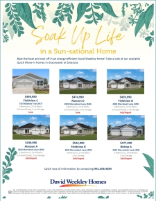 David Weekley Homes Villas available in Gracewater at Sarasota