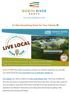 Give Your Clients VIP Treatment at North River Ranch 🤩