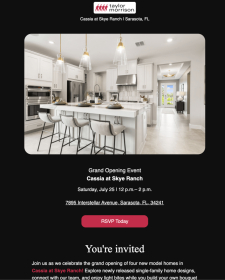 Grand Opening Celebration | Four New Model Homes