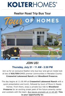 Join Us For An Exclusive Realtor-Only Bus Tour!