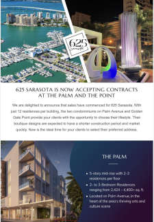 New Sarasota Address Now Accepting Contracts