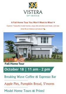 This Saturday! Come for Yourself or Come with a Client and Fall in Love with Vistera! 💓🏡🍂