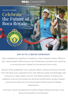 You're Invited: Celebrate The Future of Boca Royale!
