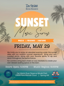 Sunset Music Series at River Reserve!