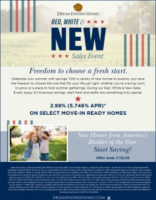 Red, White and New Sales Event