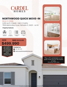 4% Commission on Move-In Ready Home in Manatee County