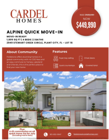 4% Commission on Move-In Ready Home in Plant City