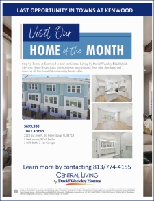 Final David Weekley Townhome in Towns at Kenwood
