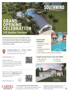 Grand Opening at Southwind in Plant City