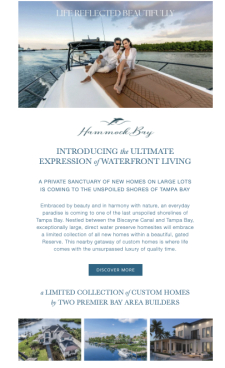 Introducing Hammock Bay: The Ultimate Expression of Waterfront Living