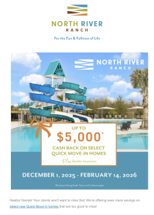 Realtors!! Big Savings Alert: Up to $5,000* Back at Closing 💵