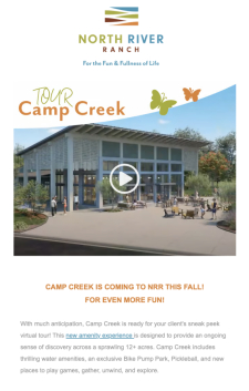 Realtors and Clients Take a Sneak Peek at Camp Creek!🎥