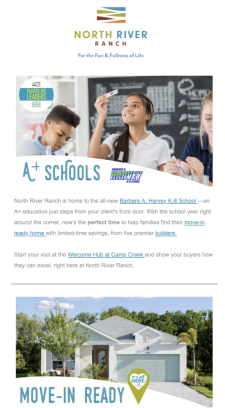 Your Clients Can Start the School Year in a New Home at North River Ranch 🍎🗝️