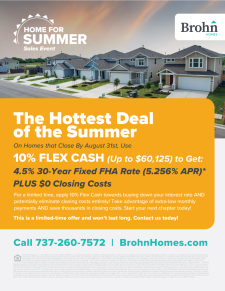$0 Closing Costs AND A Fixed Low 30-Yr Rate Using 10% Flex Cash!