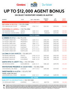 Up to $12,000 Agent Bonus