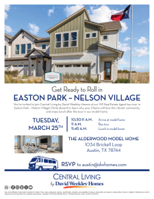 Agent Bus Tour at Easton Park