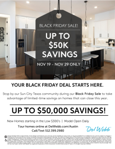 Big Savings for Black Friday!