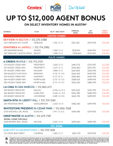 Up to $12,000 Agent Bonus
