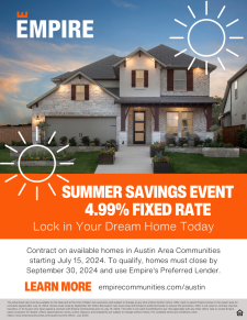 SUMMER SAVINGS EVENT 4.99% FIXED RATE