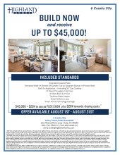 6 Creeks 55s - Build Now Incentives