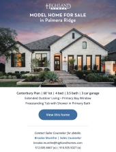 Model for Sale at Palmera Ridge