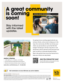 Adelton: Coming Soon! Realtor Interest List