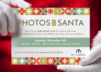 Photos with Santa at Cedar Brook