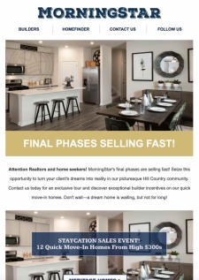 Final Phases, Homes Ready Now and Amazing Amenities
