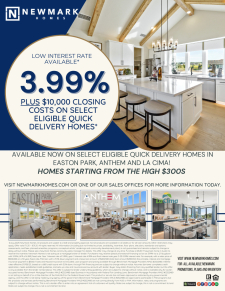 3.99% Interest Rate + $10k towards Closing Costs