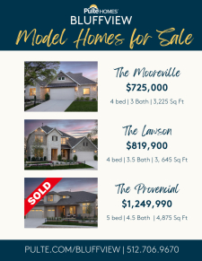 Model Homes For Sale - Bluffview