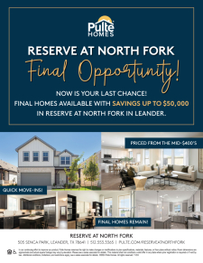 Reserve at North Fork Final Opportunity!