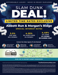 Slam Dunk Deals in Abbott Run & Morgan's Ridge