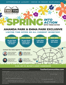 Special Interest Rates in Amanda Park & Emma Park