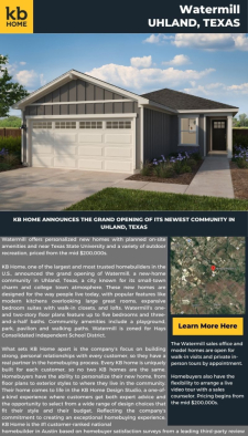 Announcing the Grand Opening of Watermill!