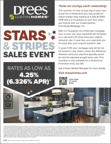 Drees - Stars and Stripes Sales Event!