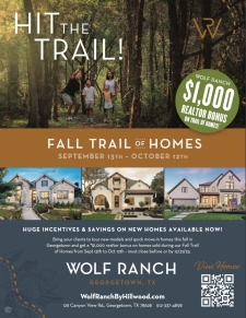 Follow the Trail of Homes to Wolf Ranch