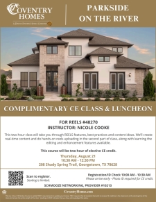 Join Us for a Complimentary CE Class & Luncheon!