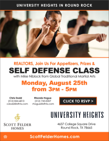 Join us for a Self Defense Class at University Heights