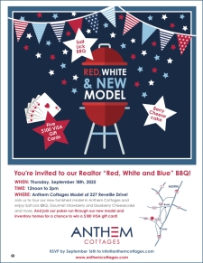 Join us for our 🇺🇸 Red, White & New Model Lunch at Anthem Cottages!