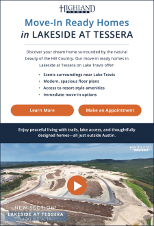Move-In Ready Homes in the Heart of Texas Hill Country