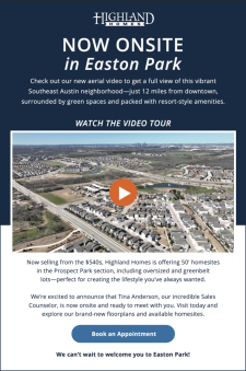 Now Onsite in Easton Park – Build Your Dream Home Today