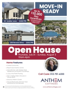 Open House This Weekend 🇺🇸🏡💵 Plus $10K Flex Incentives