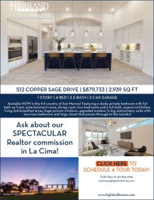 SPECTACULAR Realtor Commission in La Cima with Highland Homes