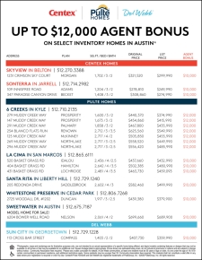 Up to $12,000 Agent Bonus!