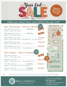 Year End Sale💚💰🧡 in Wellspring!